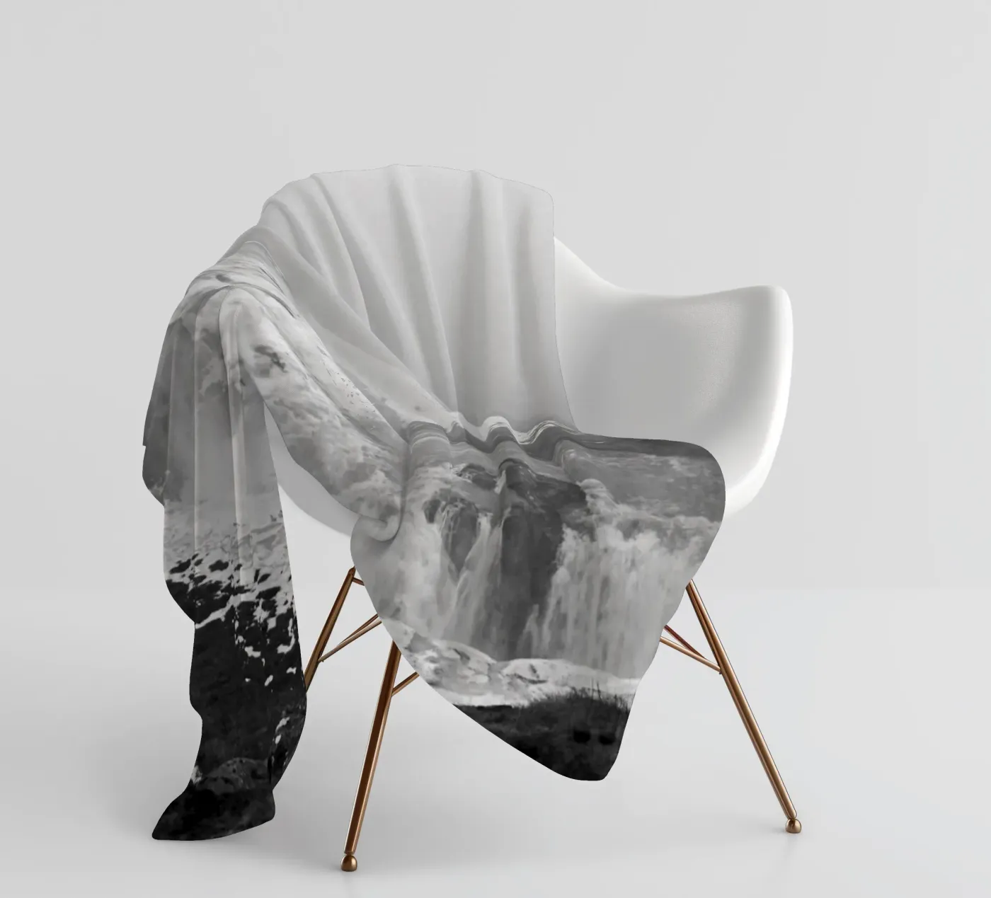 Gullfoss fleecedeken van Nur Mut