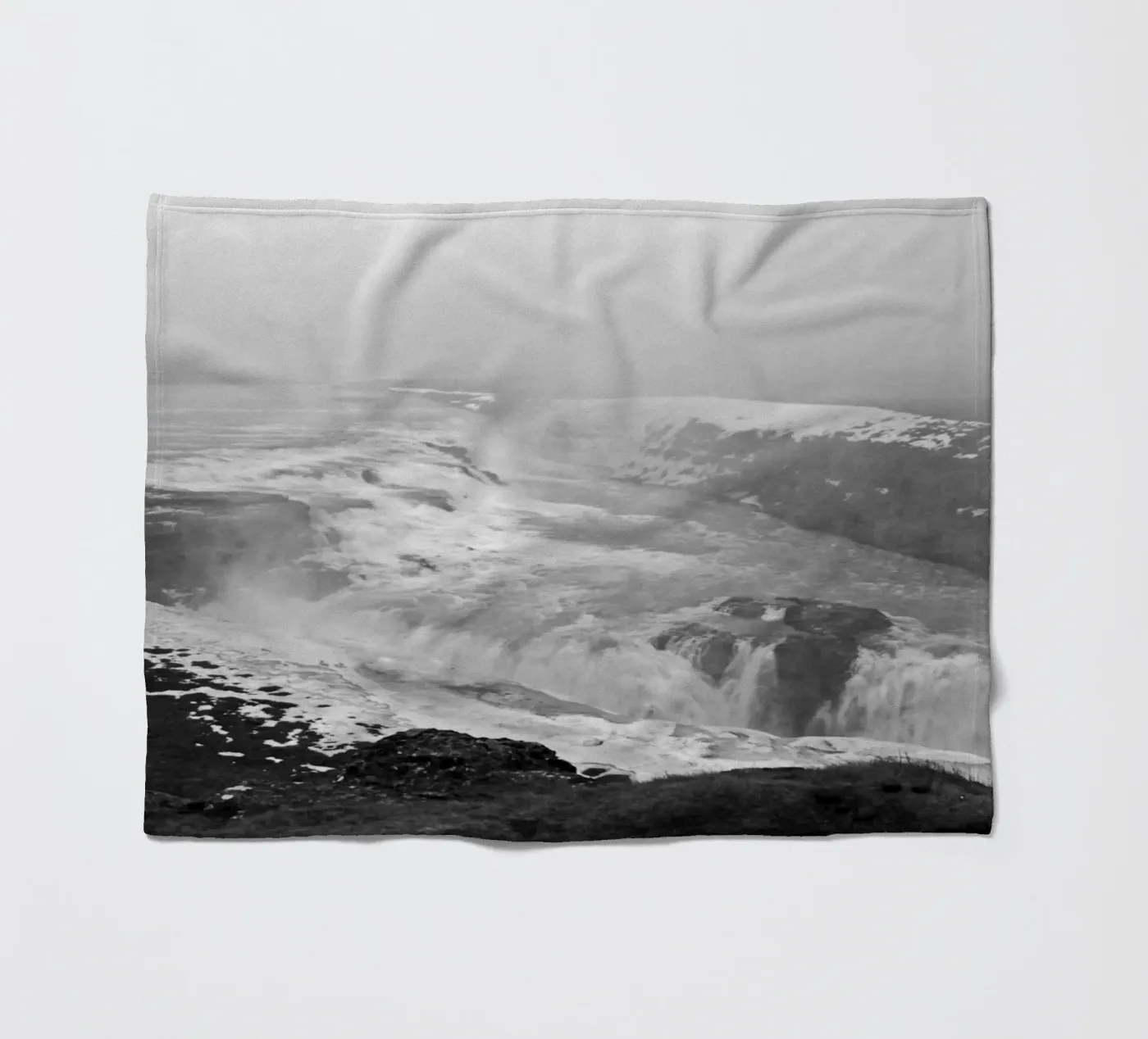 Gullfoss Fleecedecke von Nur Mut