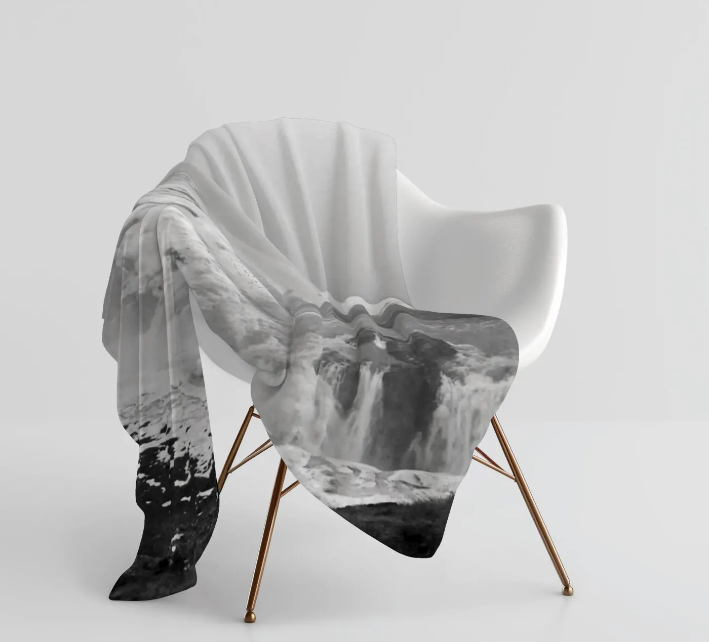 Gullfoss fleecedeken van Nur Mut