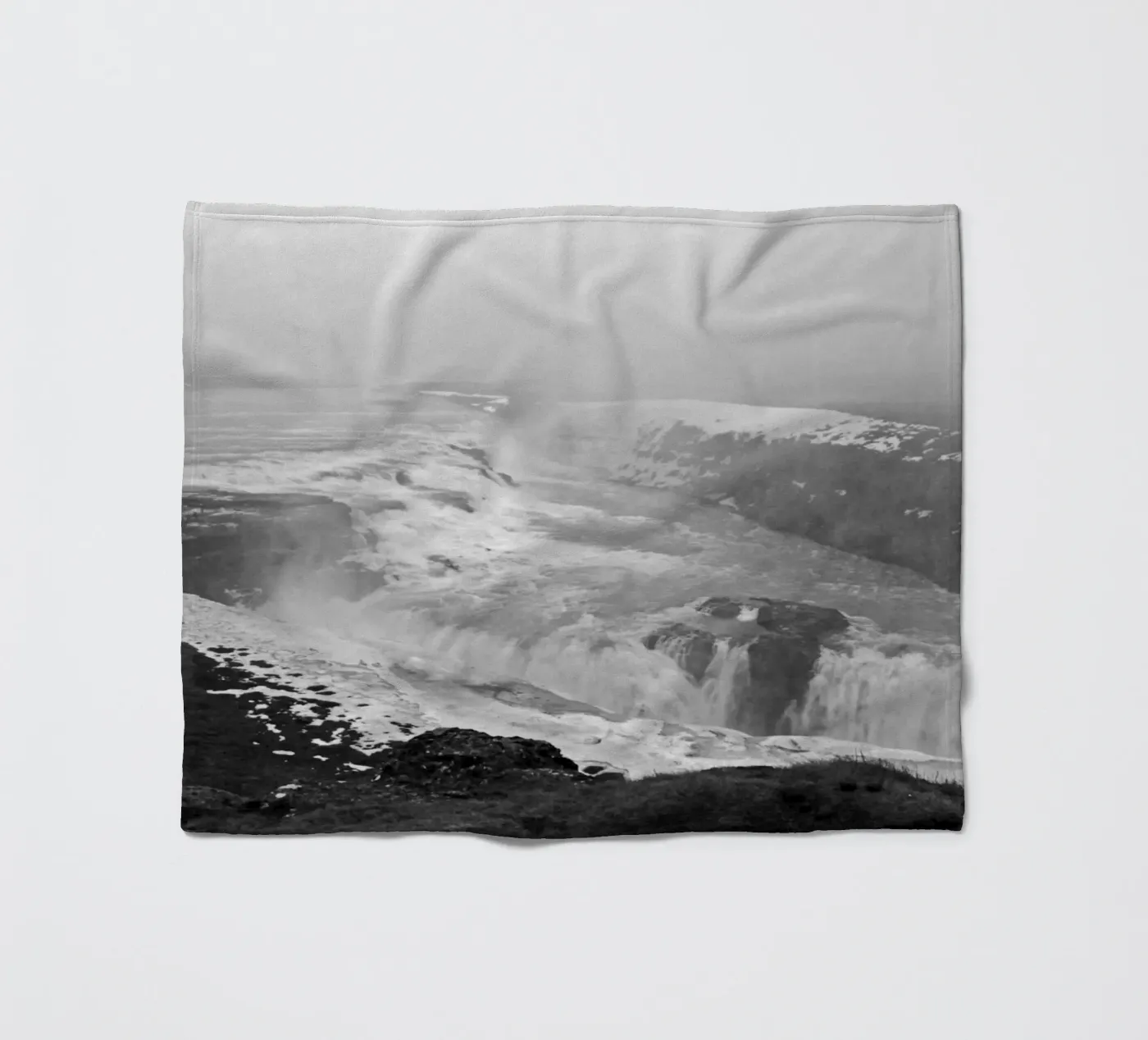 Gullfoss Fleecedecke von Nur Mut