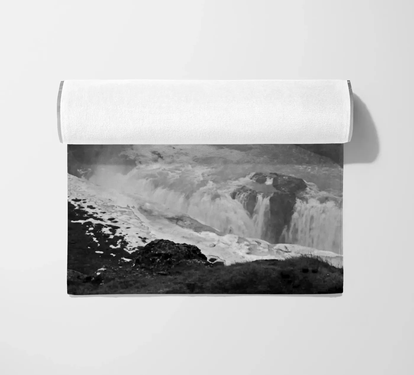 Gullfoss beach towel by Nur Mut