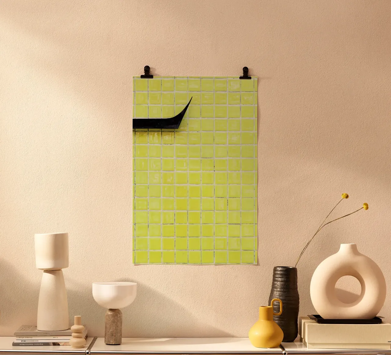 EKIN poster con telaio in alluminio da Ballack Art House