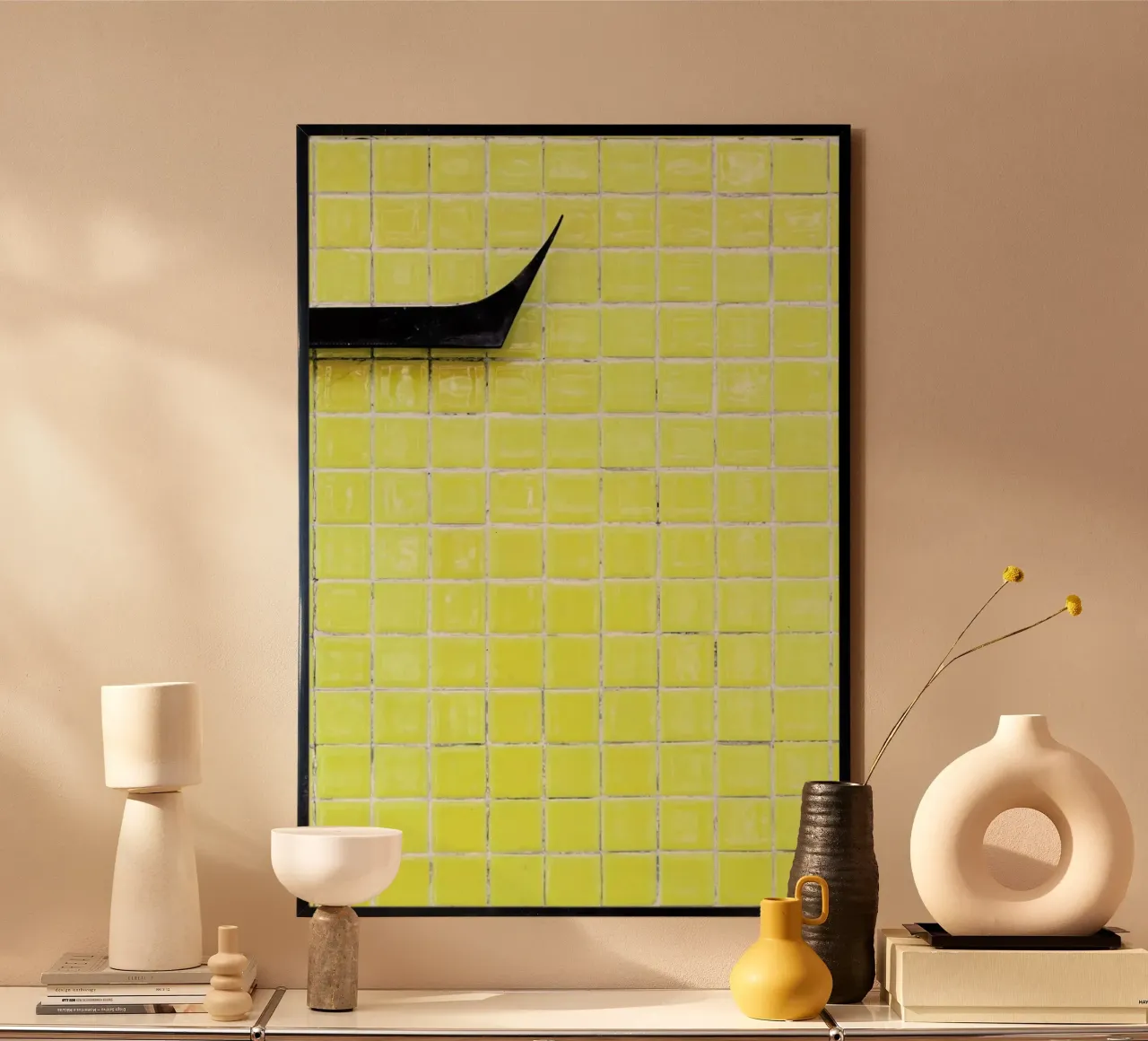 EKIN poster con telaio in alluminio da Ballack Art House
