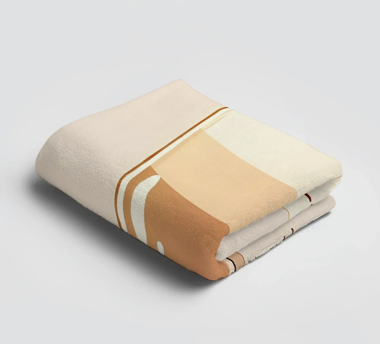 Minimalist catte poster towel by Charles A Boudreau