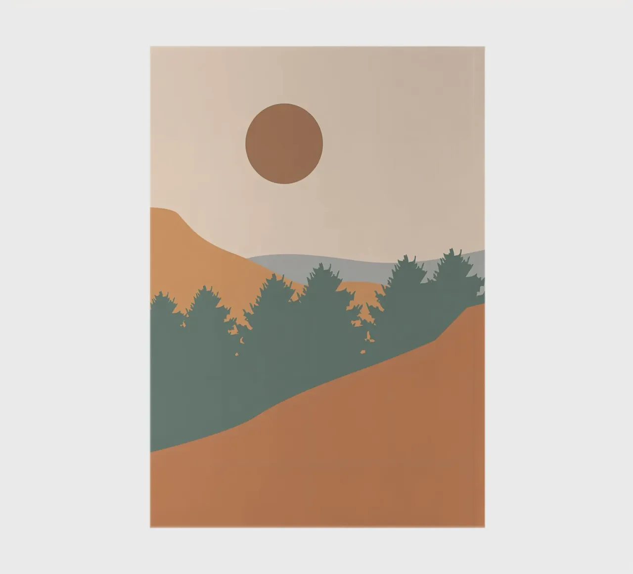 Minimalist poster notebook by Charles A Boudreau
