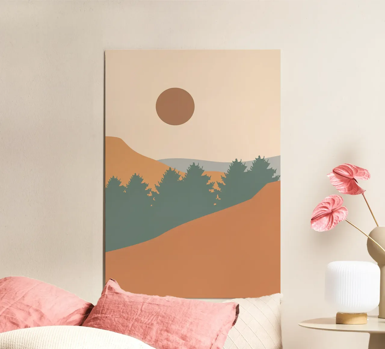 Poster minimalista poster con telaio in legno da Charles A Boudreau
