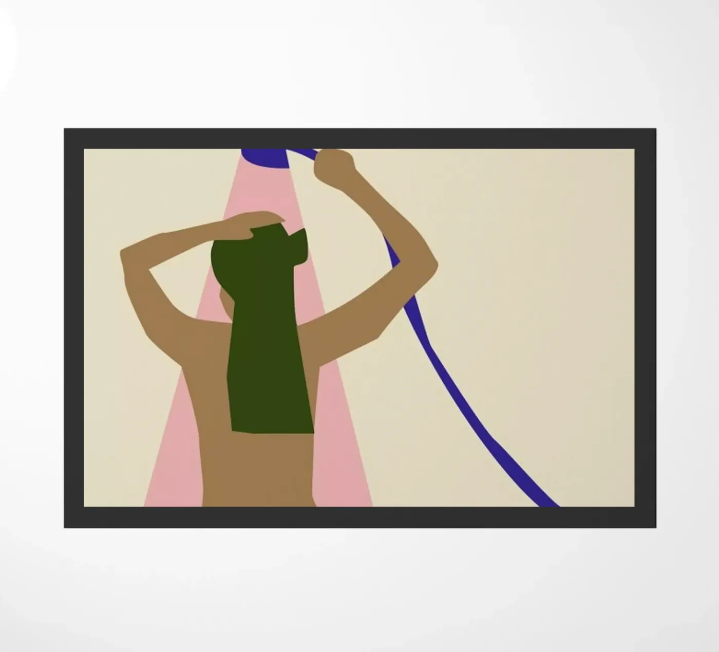 Shower doormat by Helena Ravenne