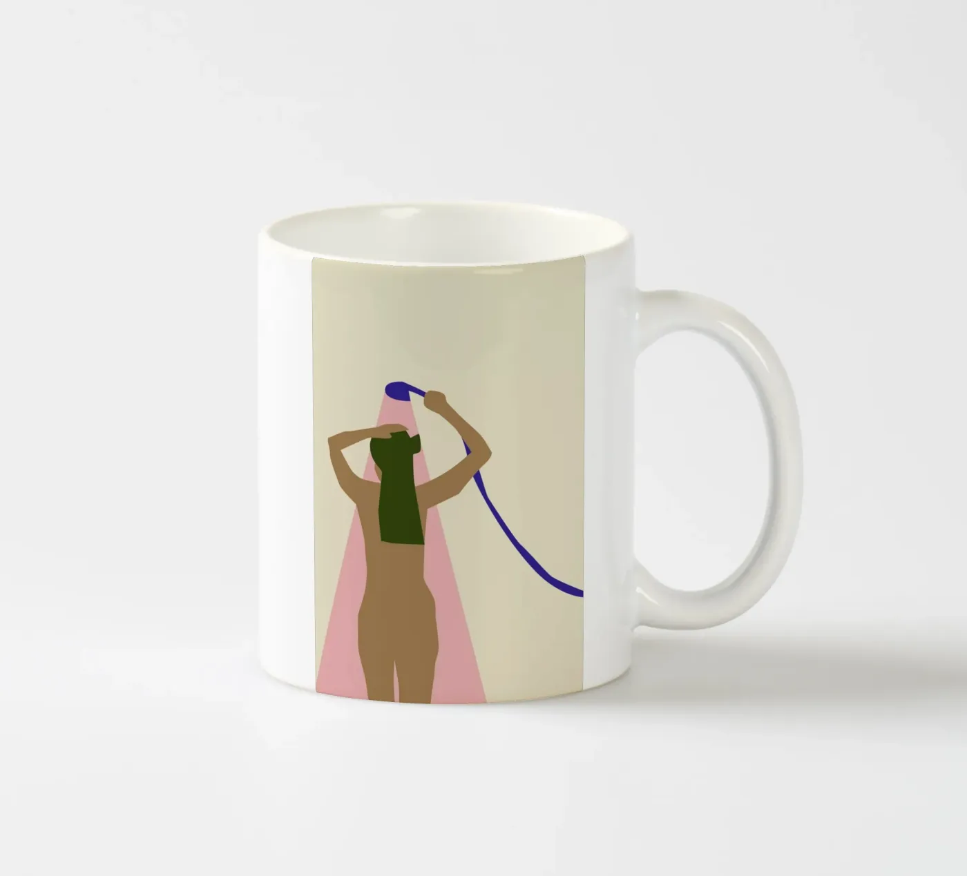 Shower ceramic mug by Helena Ravenne