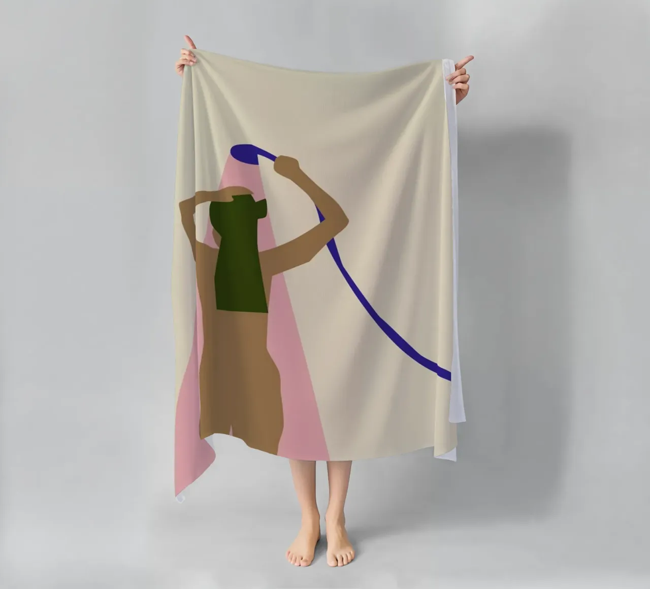 Shower telo mare da Helena Ravenne