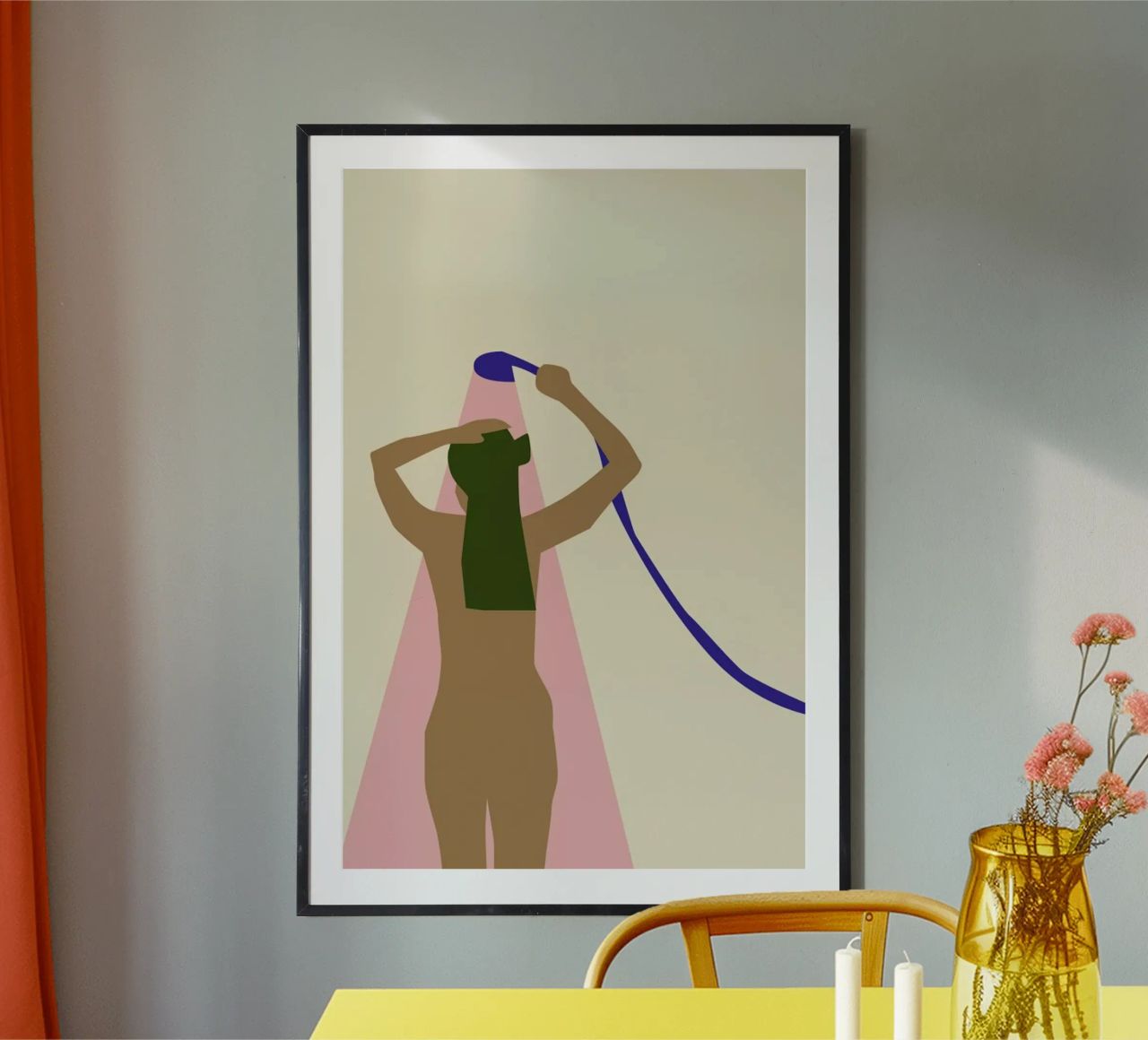 Shower Poster von Helena Ravenne