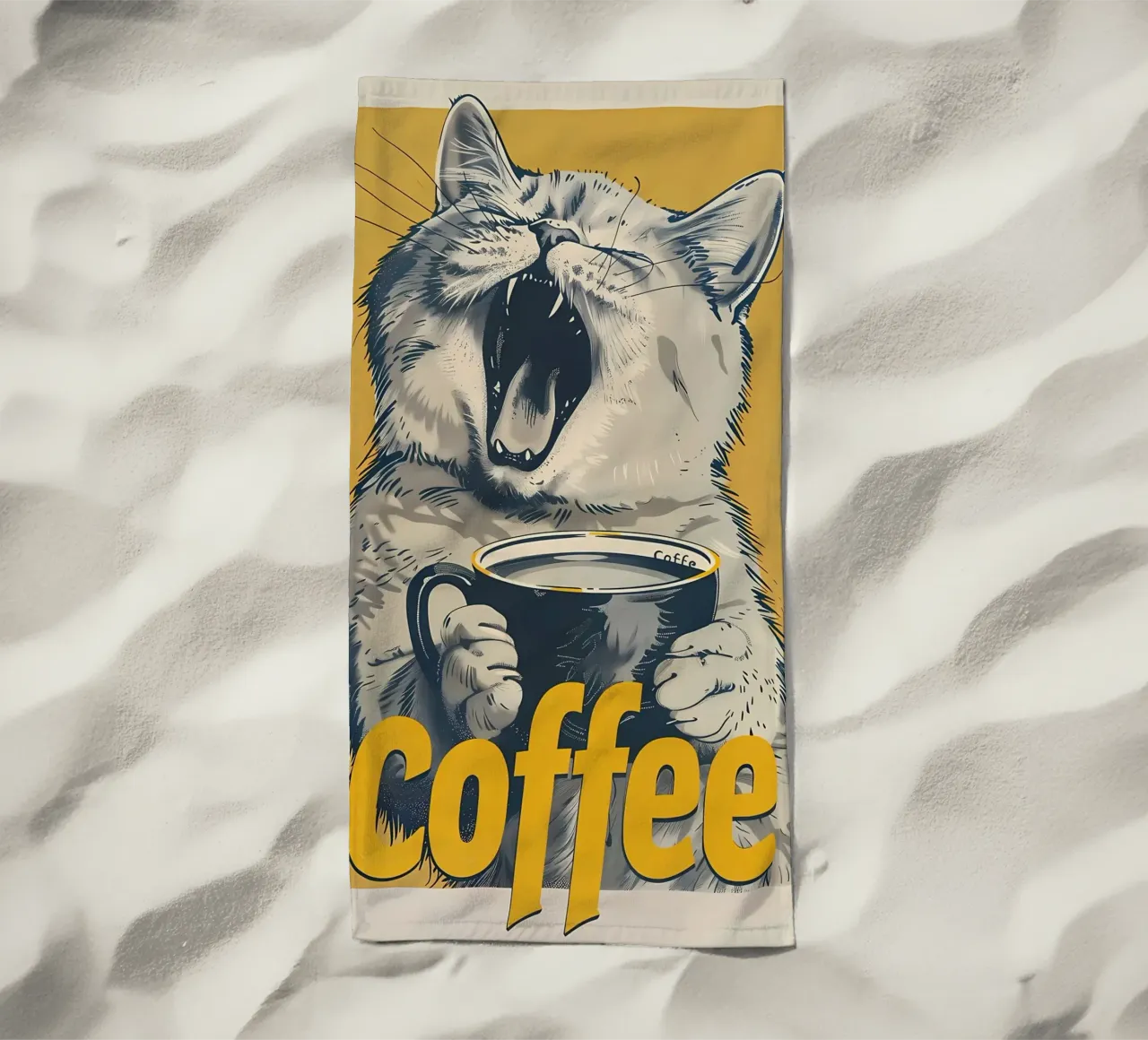 Caffè per gatti telo mare da Charles A Boudreau