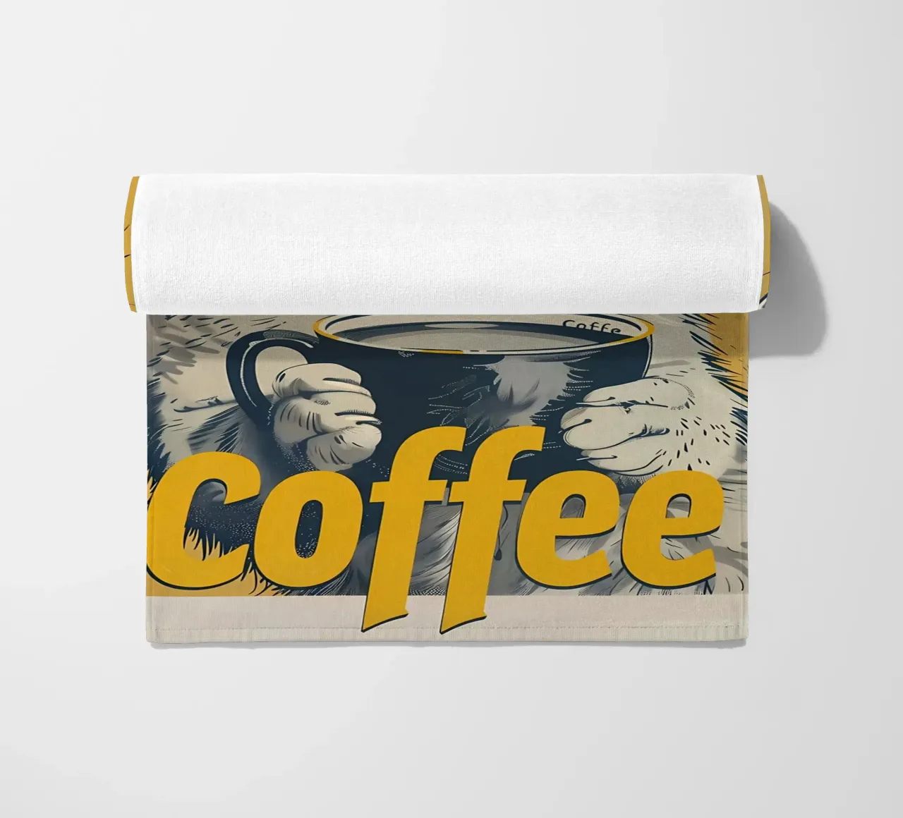 Caffè per gatti telo mare da Charles A Boudreau