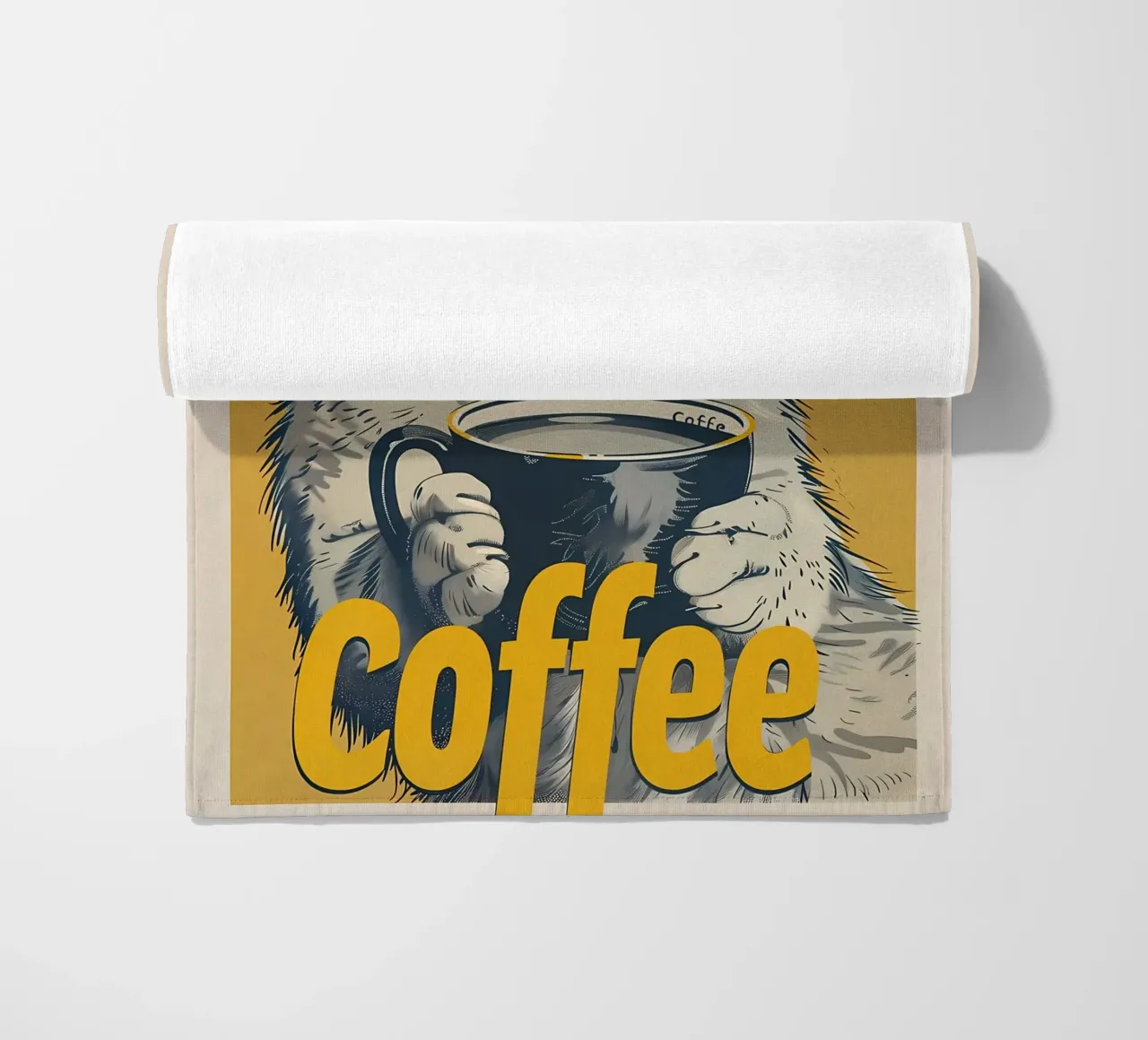Caffè per gatti telo mare da Charles A Boudreau