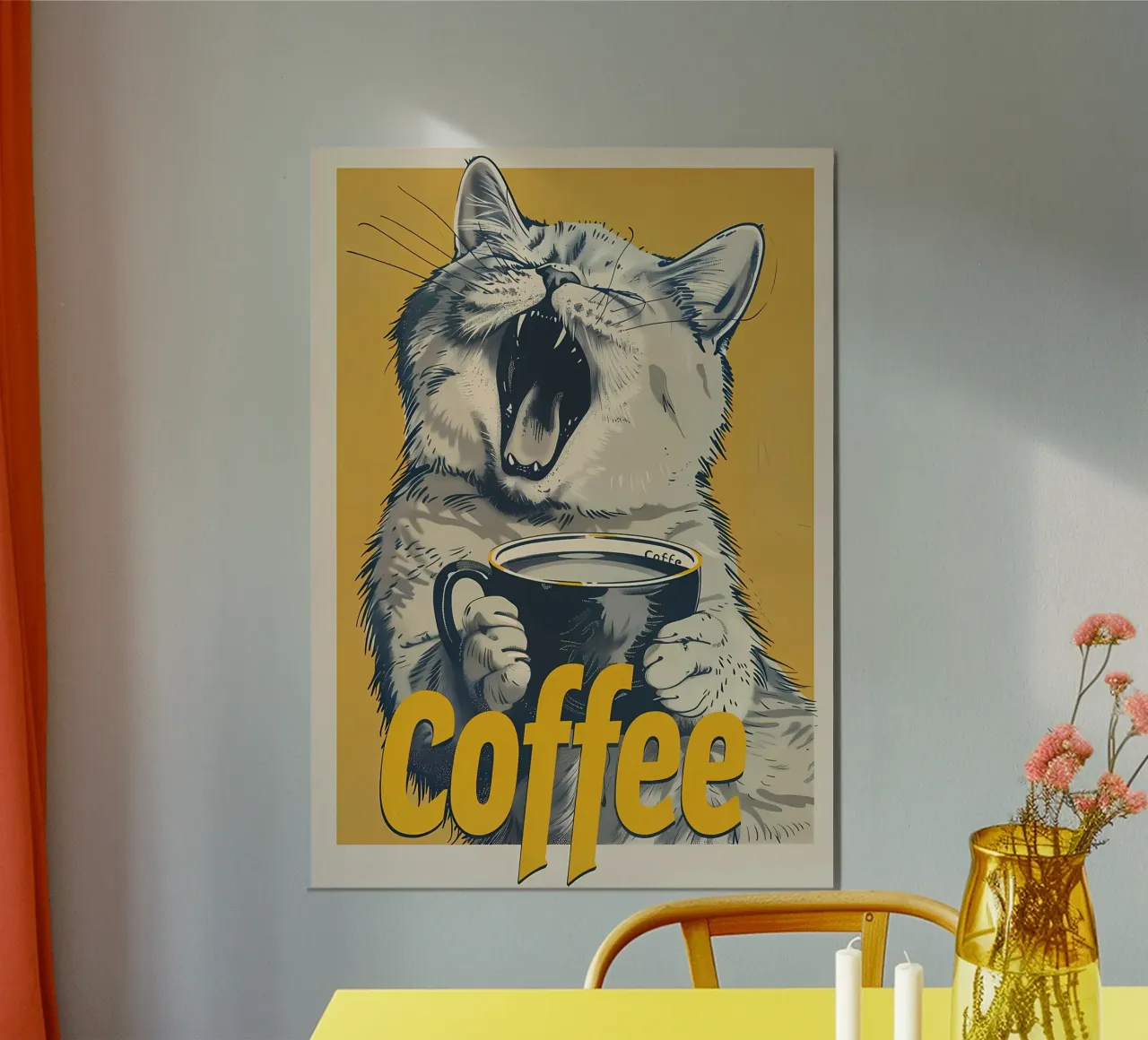 Caffè per gatti alluminio dibond da Charles A Boudreau