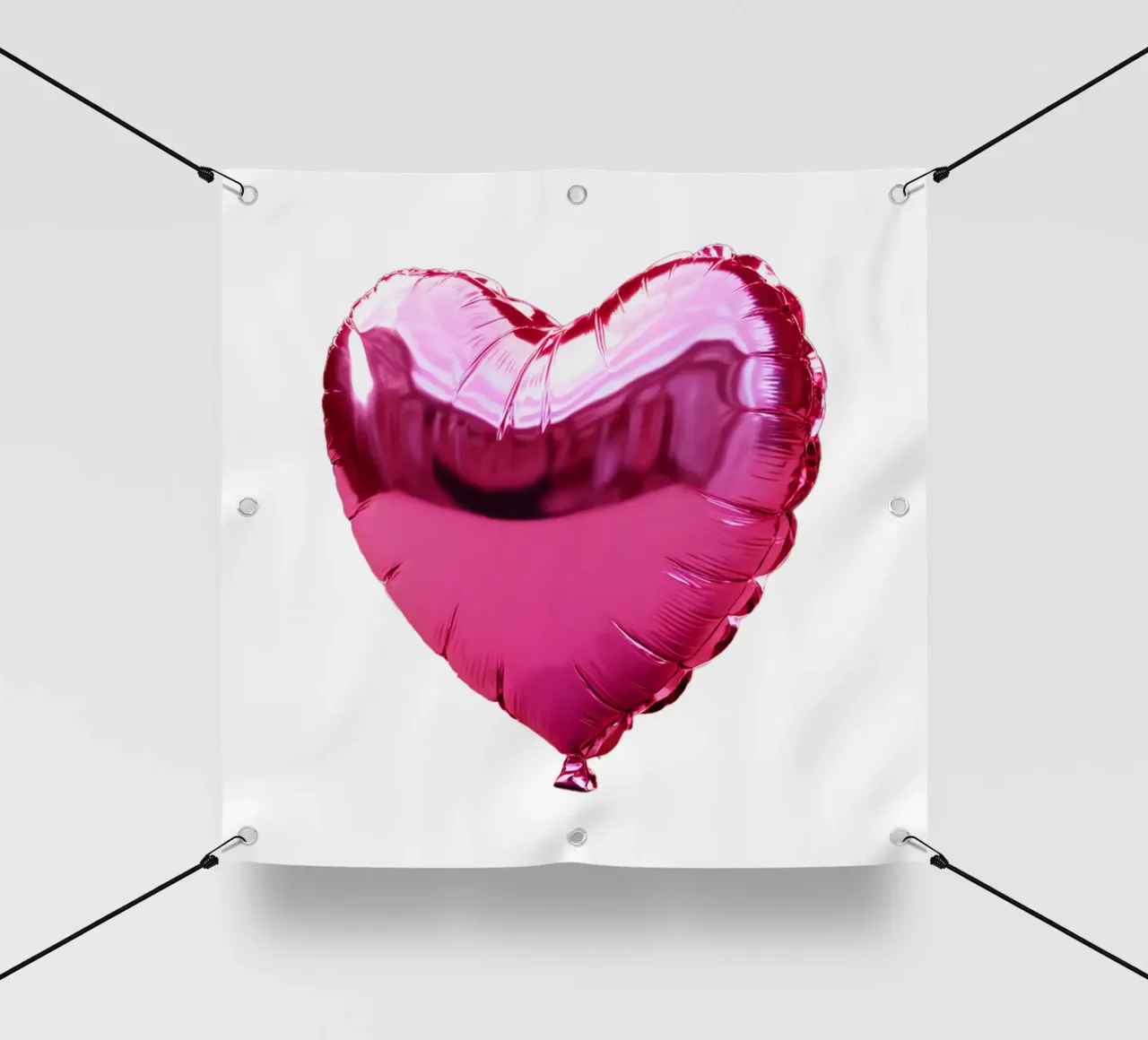 Metallic Heart telo in pvc da Jonas Klein