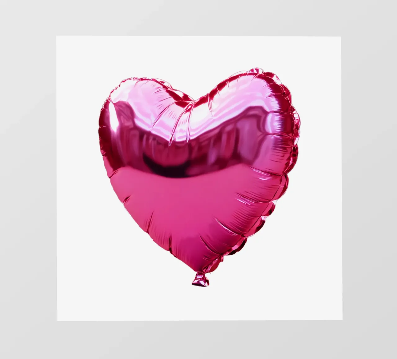 Metallic Heart telo in pvc da Jonas Klein