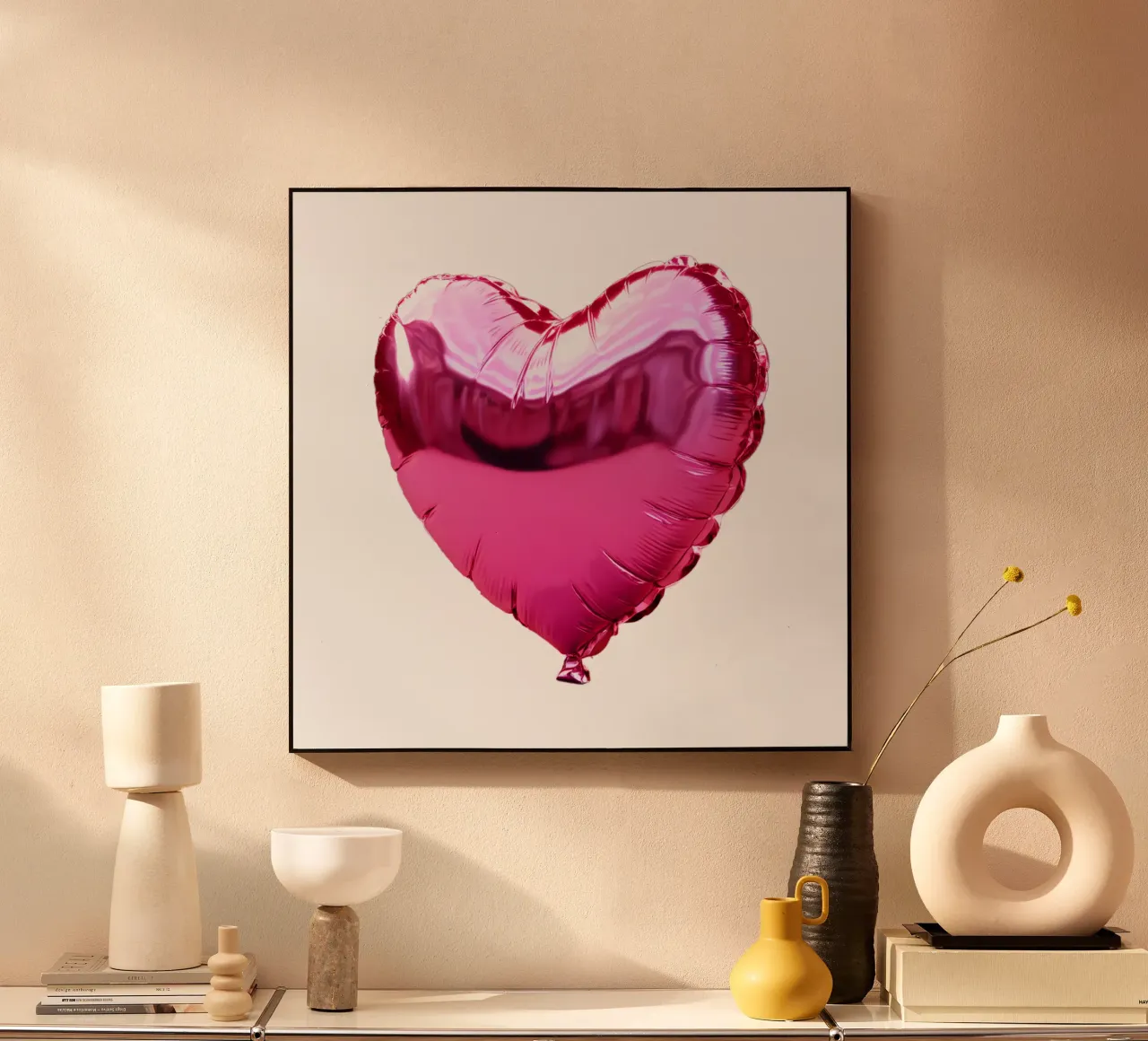 Metallic Heart alluminio dibond da Jonas Klein