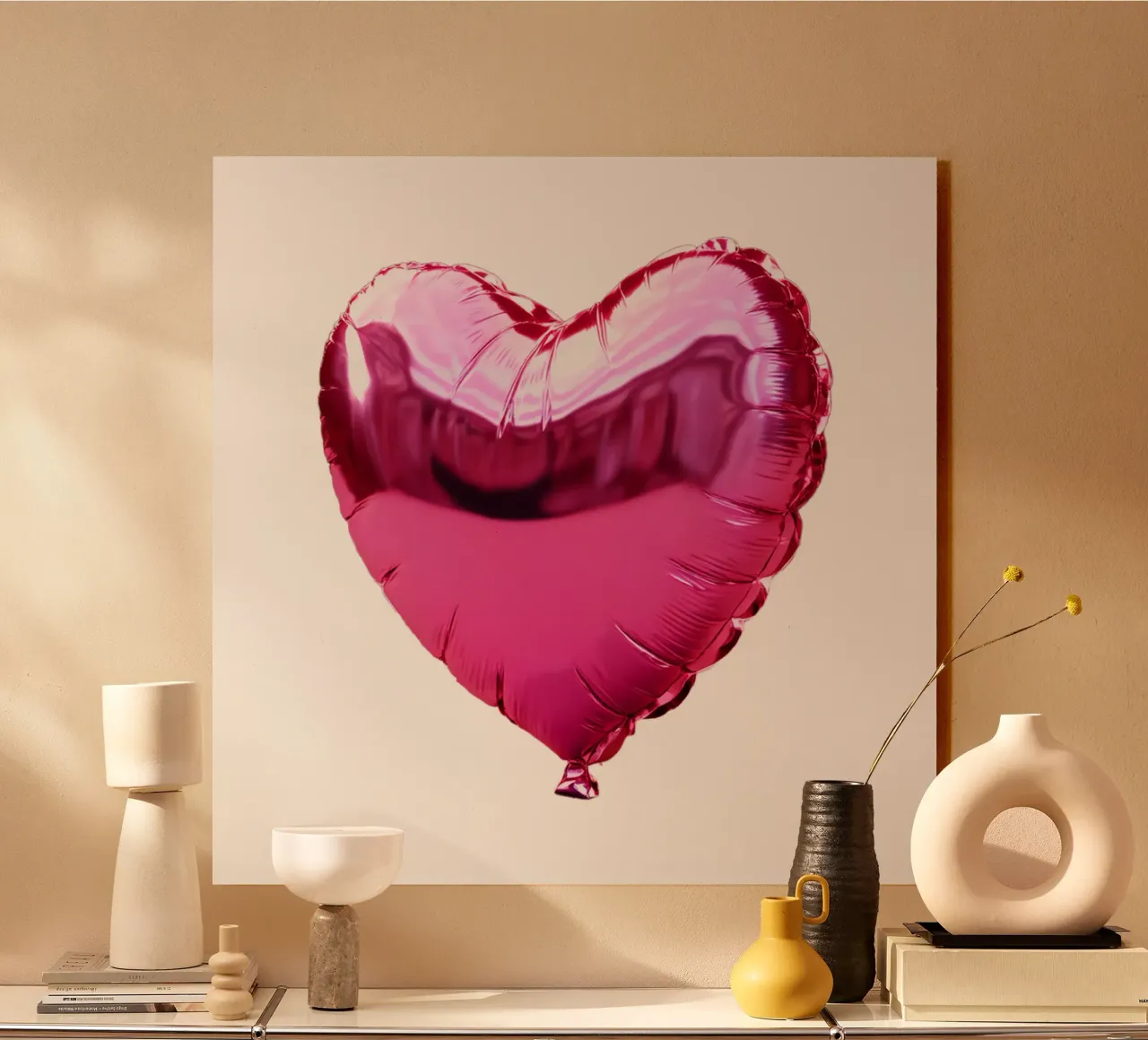 Metallic Heart alluminio dibond da Jonas Klein