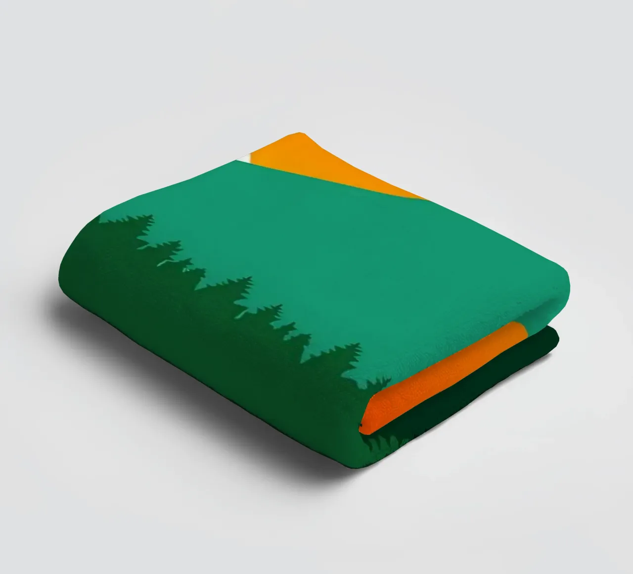montagna alba foresta alberi asciugamano da bagno da Dale Edward YoungJr