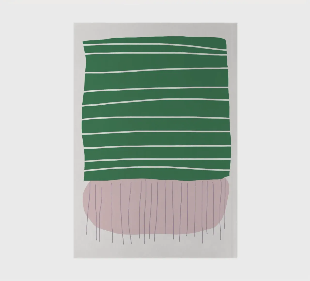 Forme semplici di rosa e verde diario da Little Dean