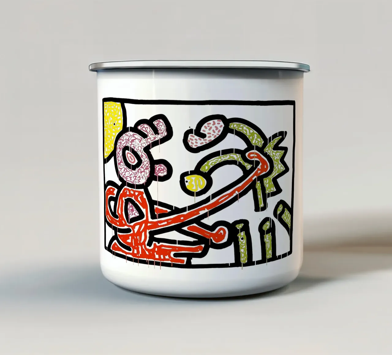 Fiori I, 1990 tazza in smalto da Aaronshop