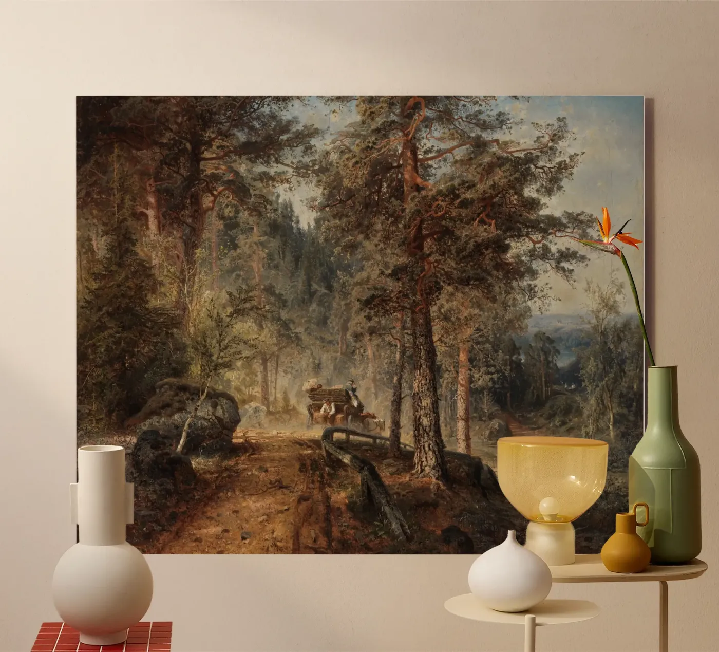 vintage landscape plexiglass da vintageshop