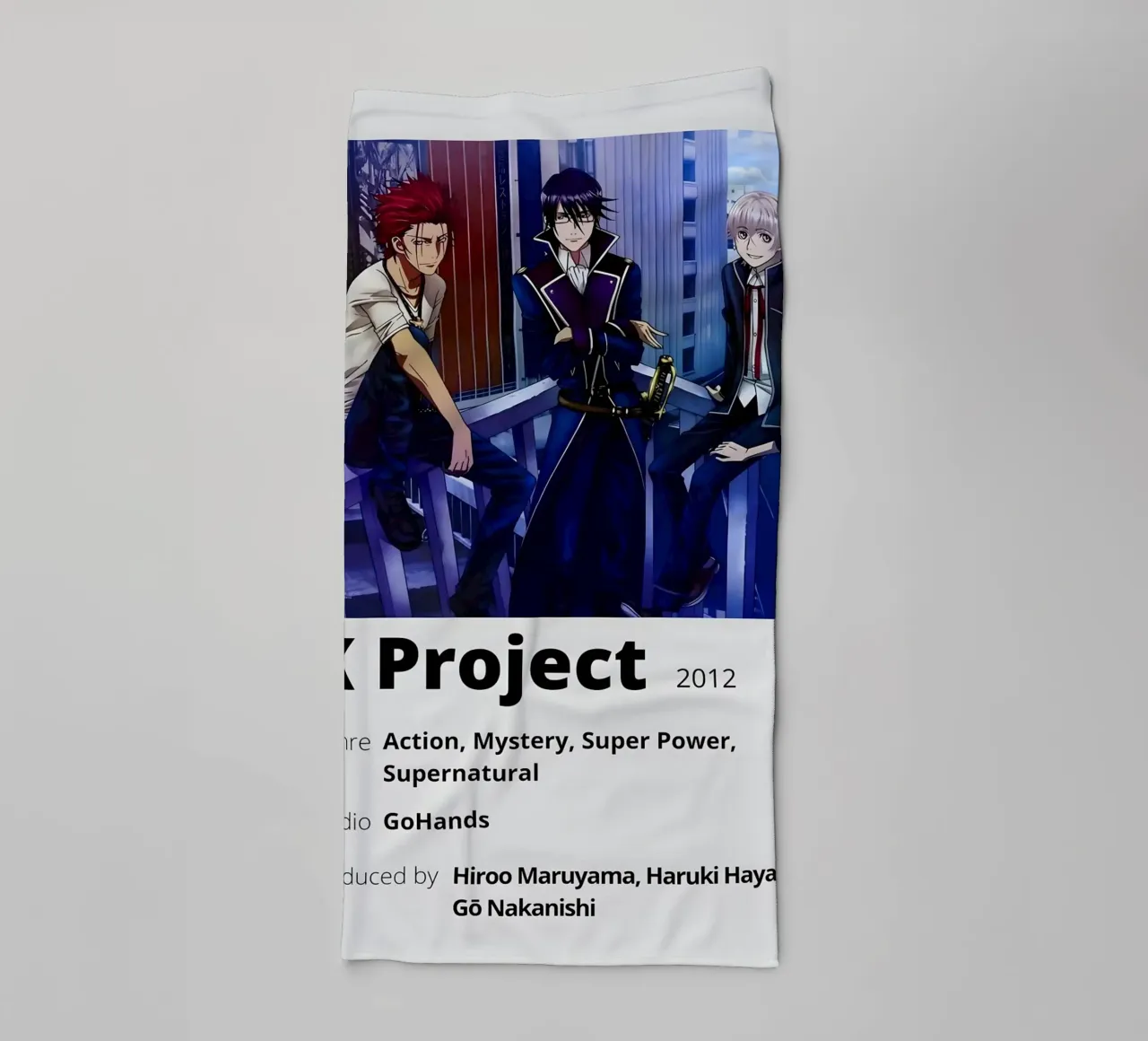 K Project  2012 asciugamano da bagno da Totoya