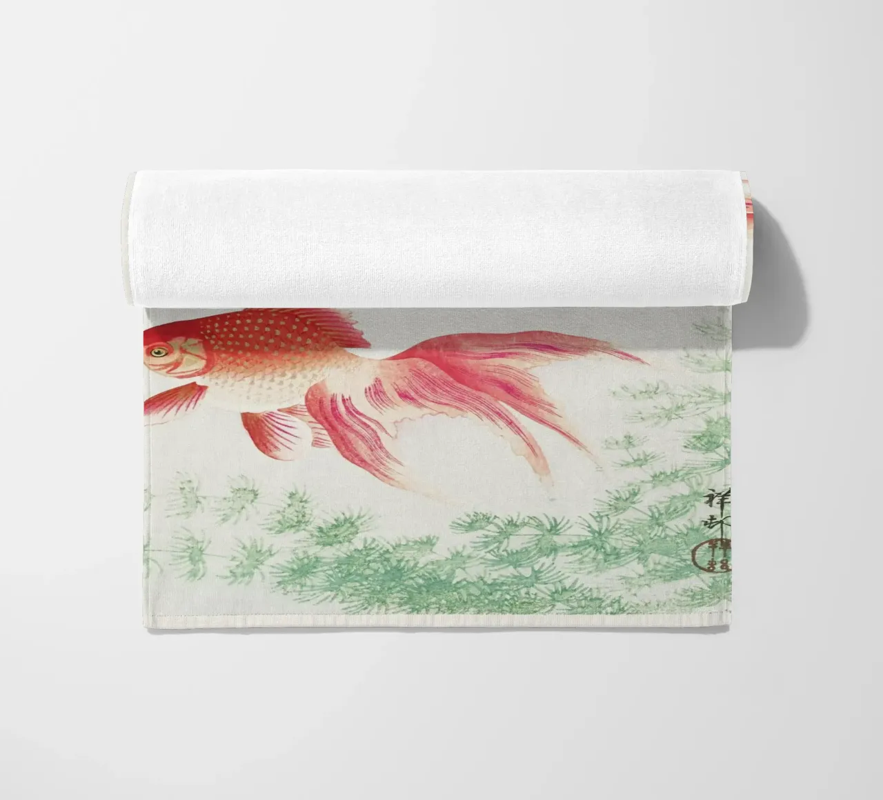 Two veil goldfish (1926) by Ohara Koson telo mare da Venus Art