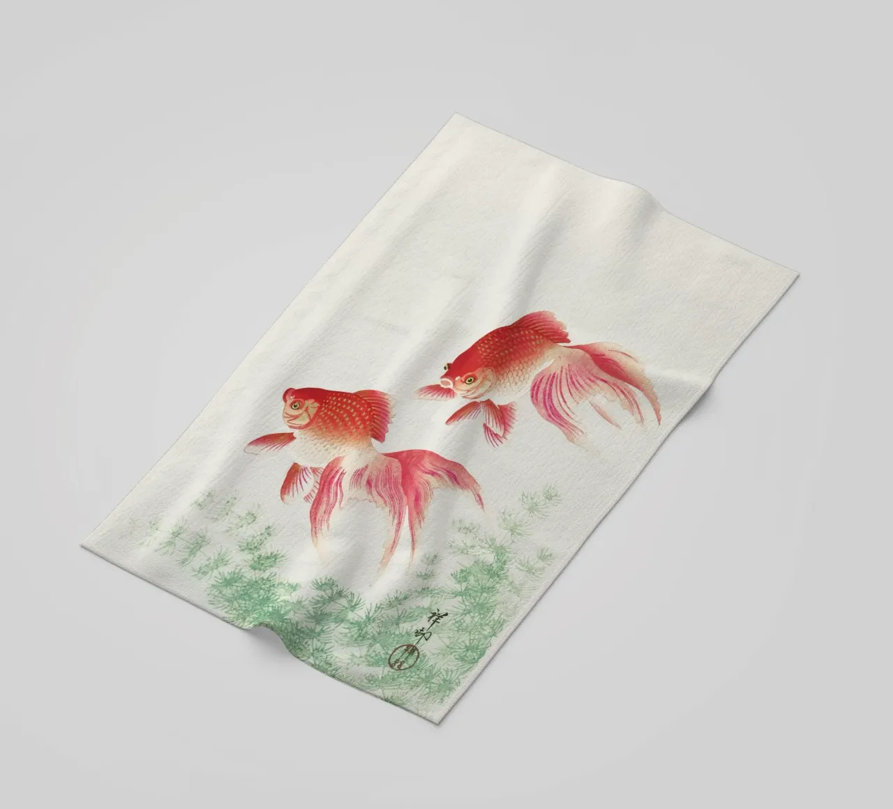 Two veil goldfish (1926) by Ohara Koson telo mare da Venus Art