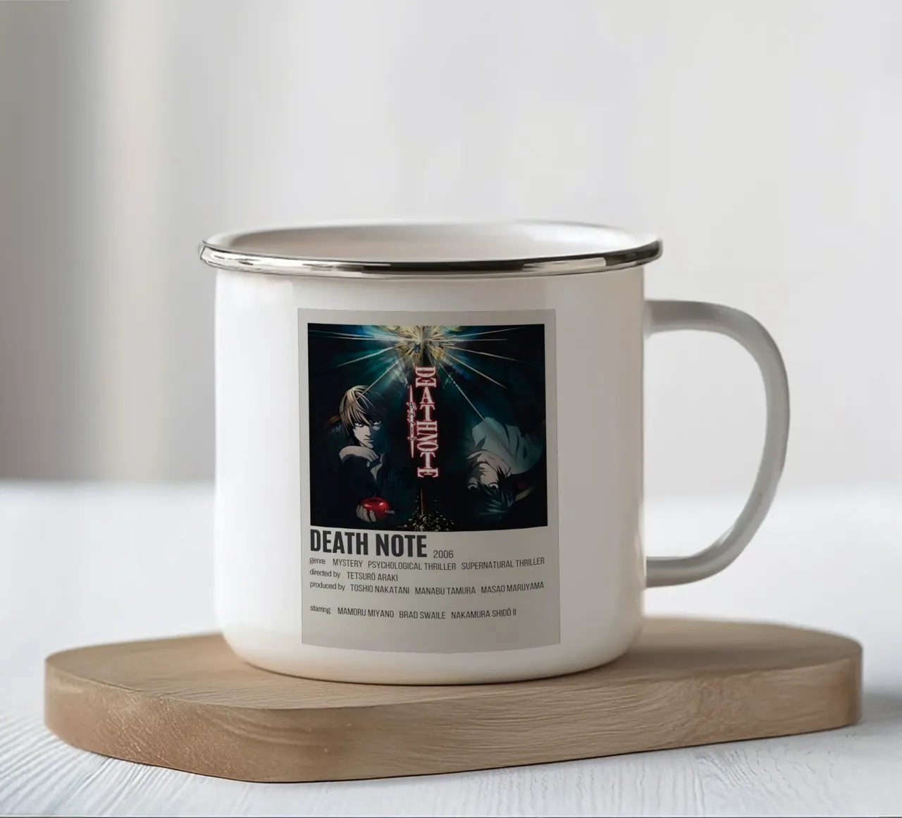 DEATH NOTE  2006 tazza in smalto da Totoya