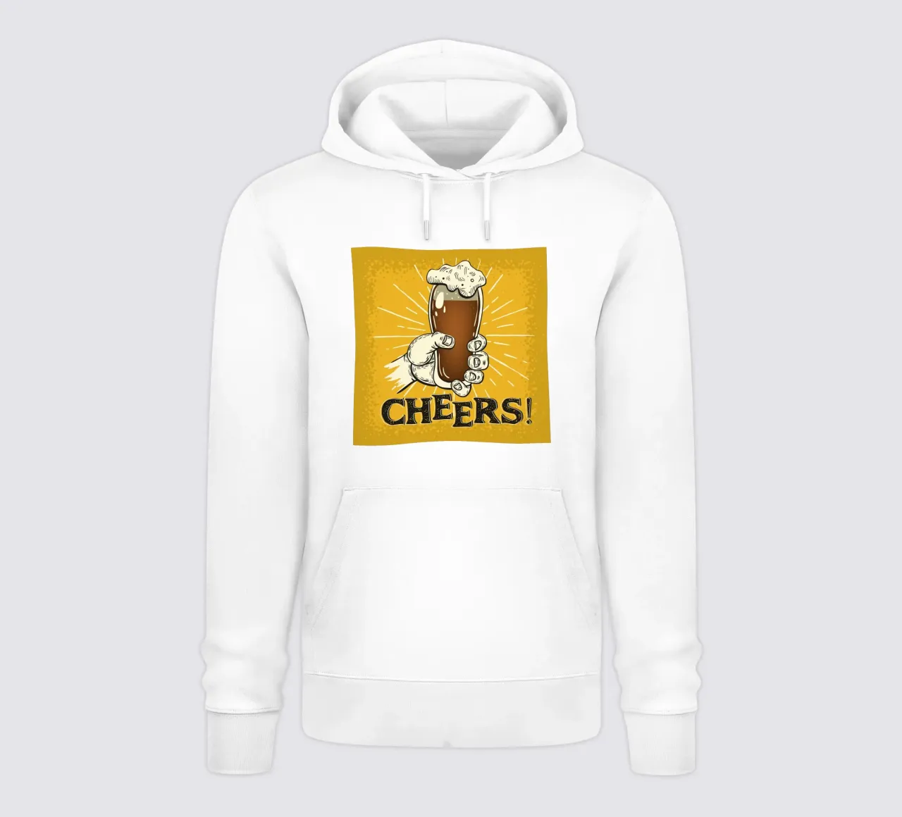 Salute! felpa con cappuccio da Danielshop