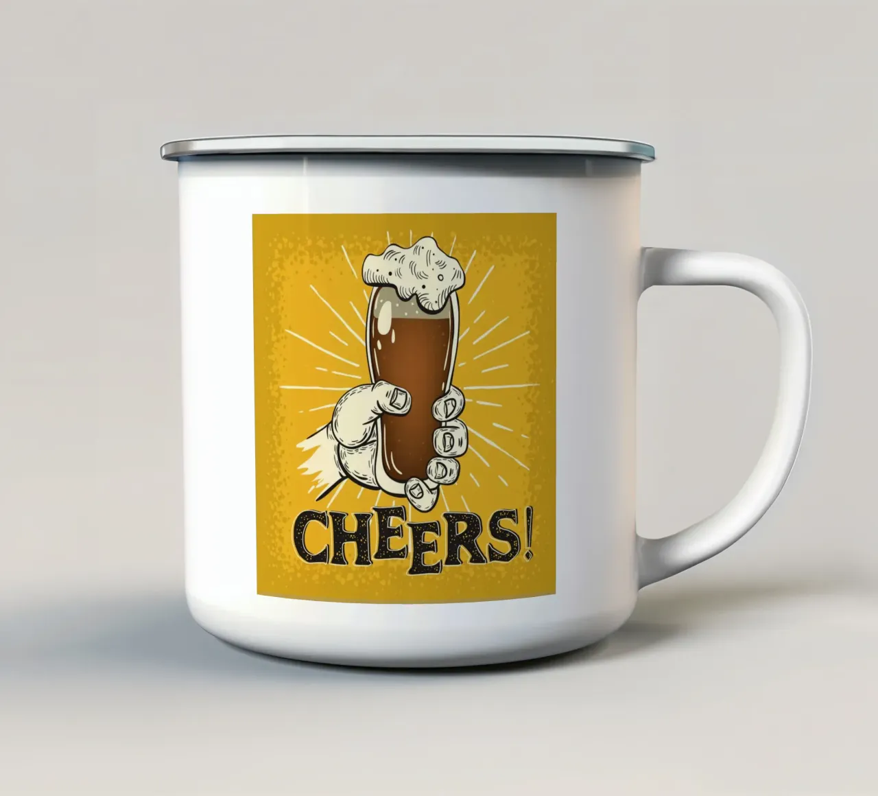 Salute! tazza in smalto da Danielshop