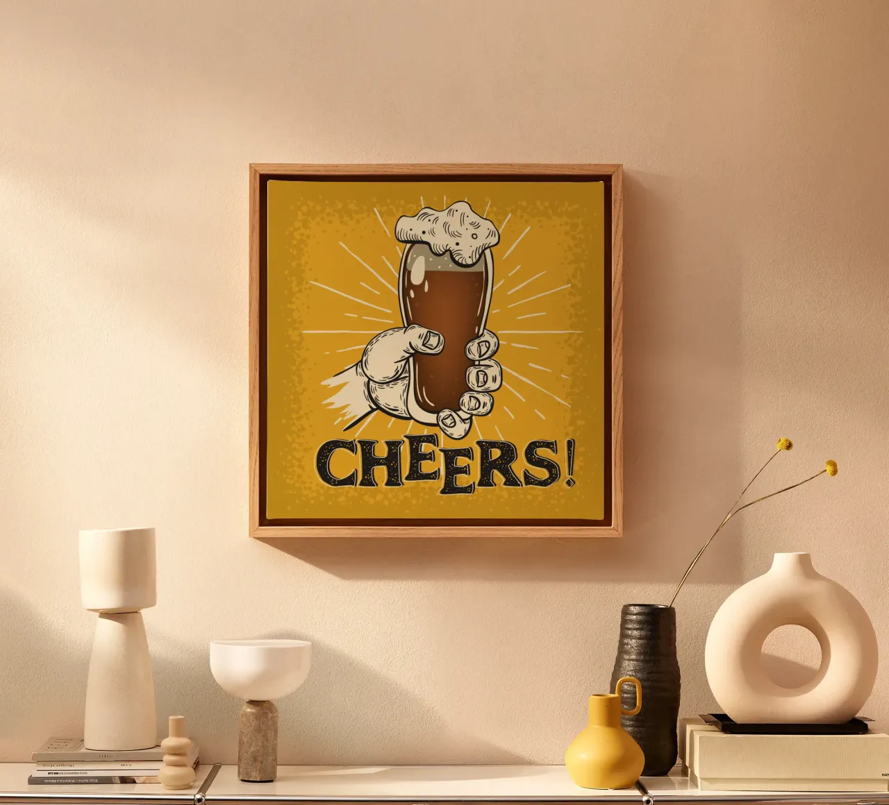 Salute! tela con Cornice a cassetta da Danielshop