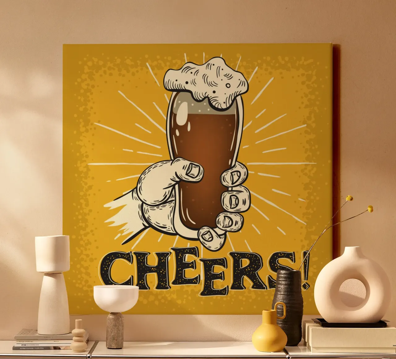Salute! tela con Cornice a cassetta da Danielshop