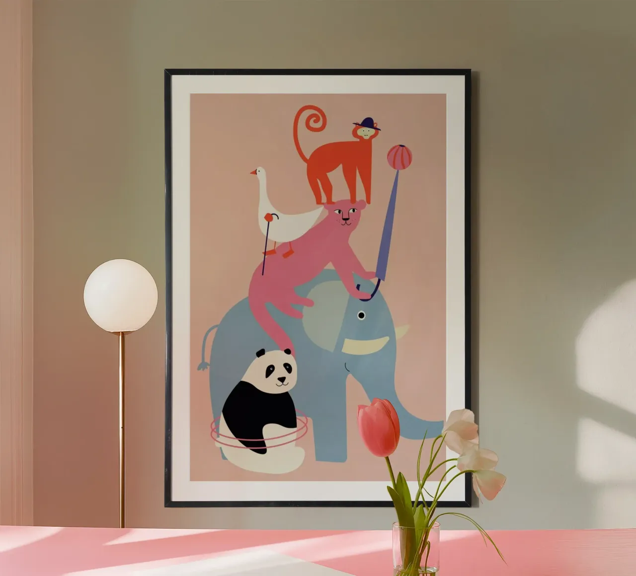 Animal Pyramid poster de Little Flourishes