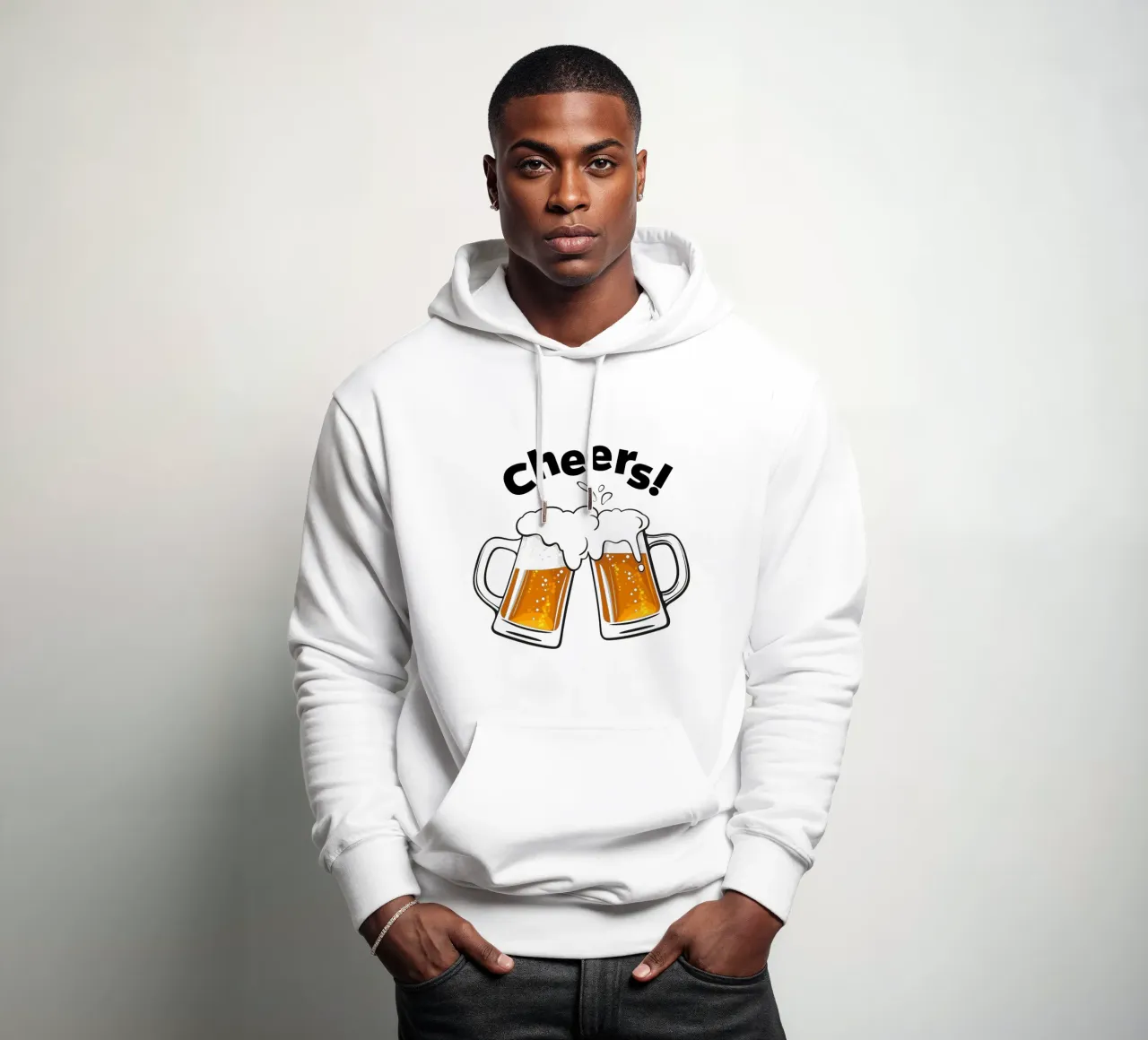 Salute felpa con cappuccio da Danielshop