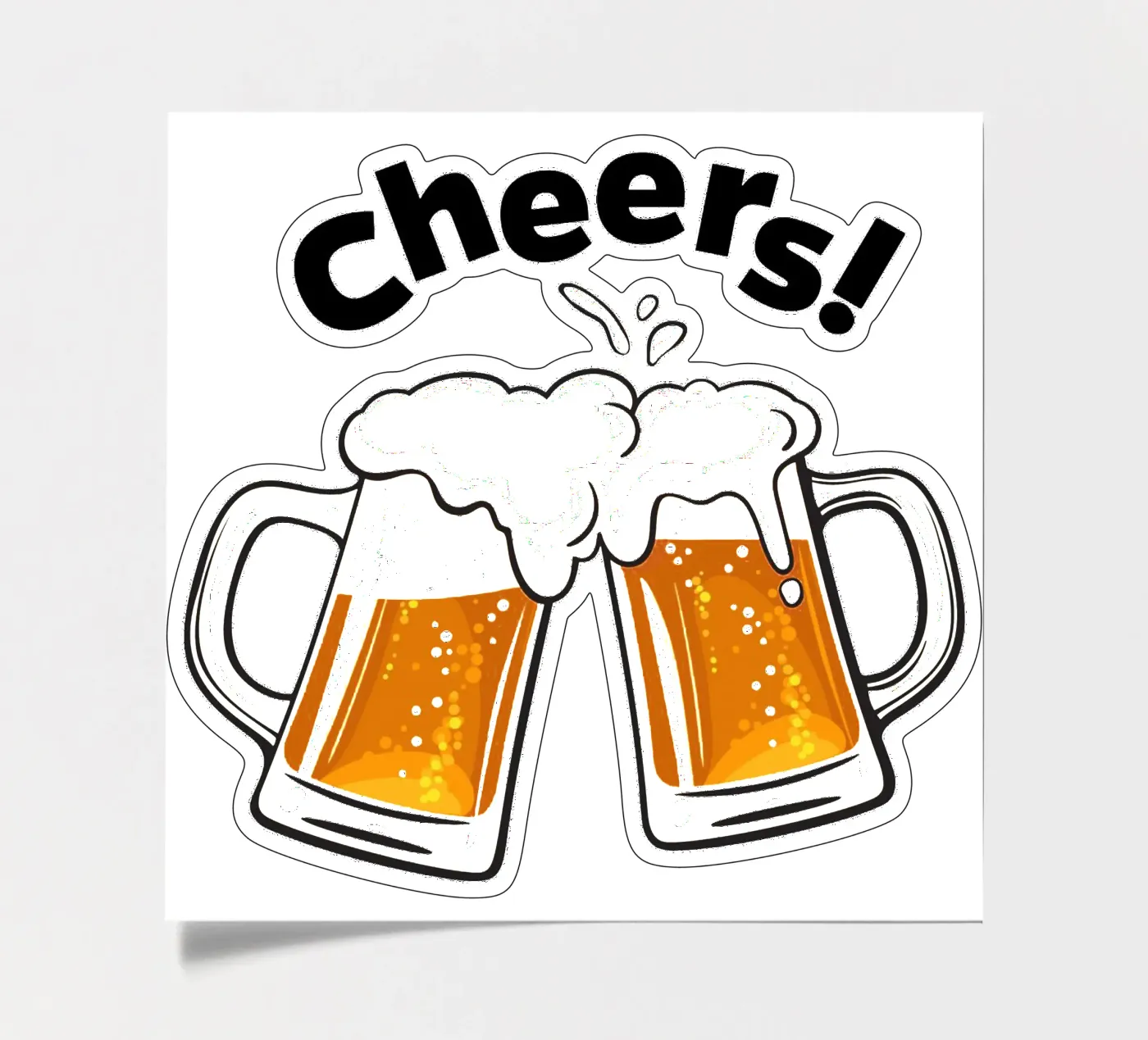 cheers sticker sheet by Danielshop