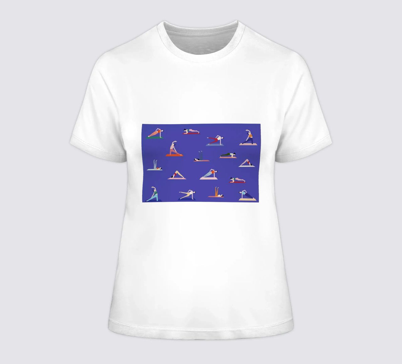 Yoga Girls Frauen T-Shirt von Helena Ravenne
