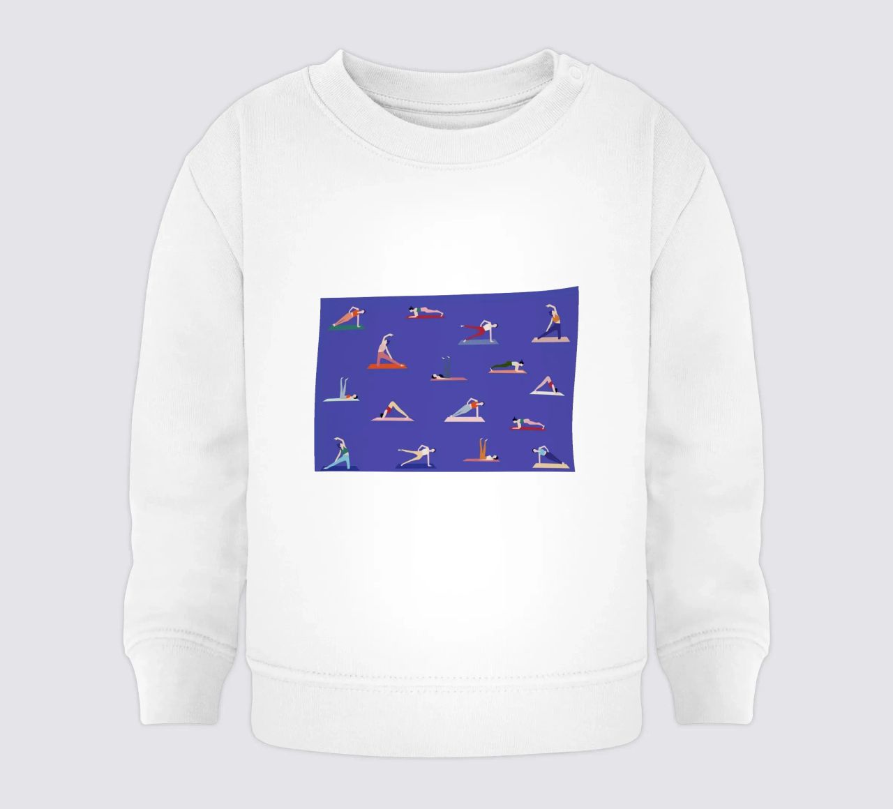 Yoga Girls Baby Sweatshirt von Helena Ravenne