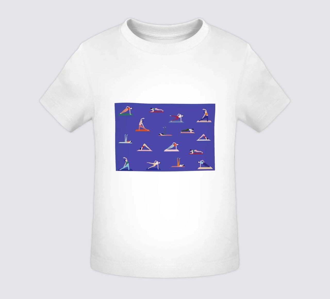 Yoga Girls Baby T-Shirt von Helena Ravenne