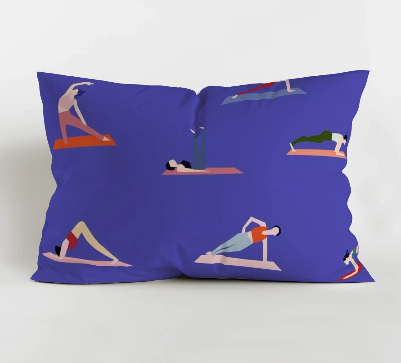 Yoga Girls Kissen von Helena Ravenne