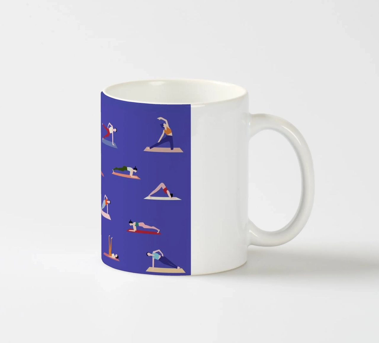 Yoga Girls Keramik Tasse von Helena Ravenne