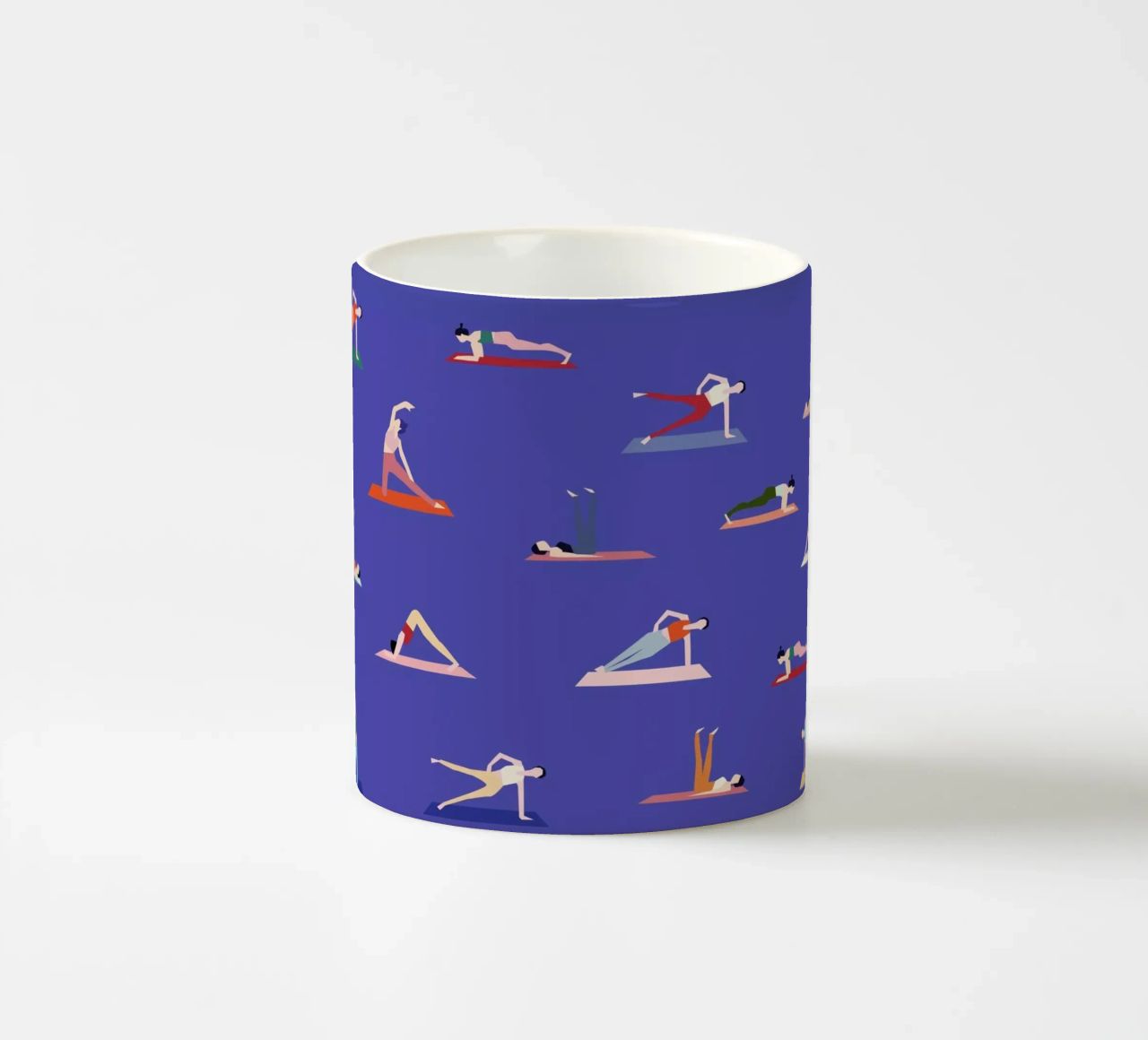 Yoga Girls Keramik Tasse von Helena Ravenne