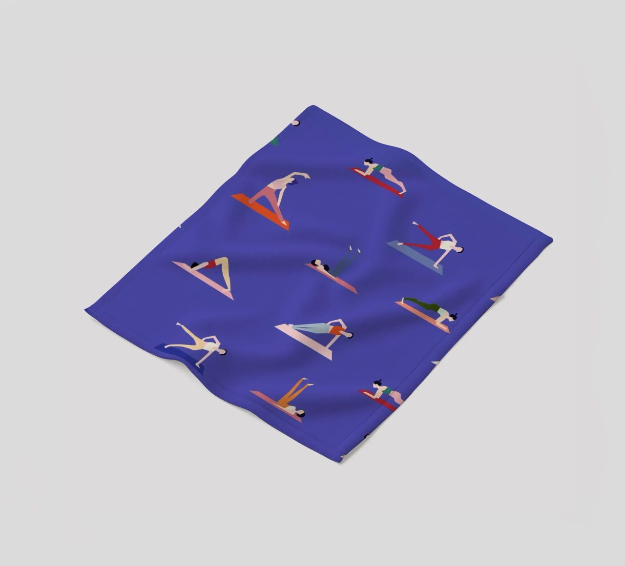 Yoga Girls Fleecedecke von Helena Ravenne