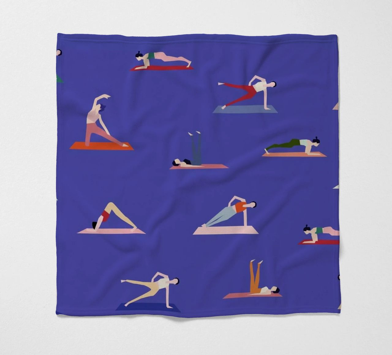 Yoga Girls Fleecedecke von Helena Ravenne