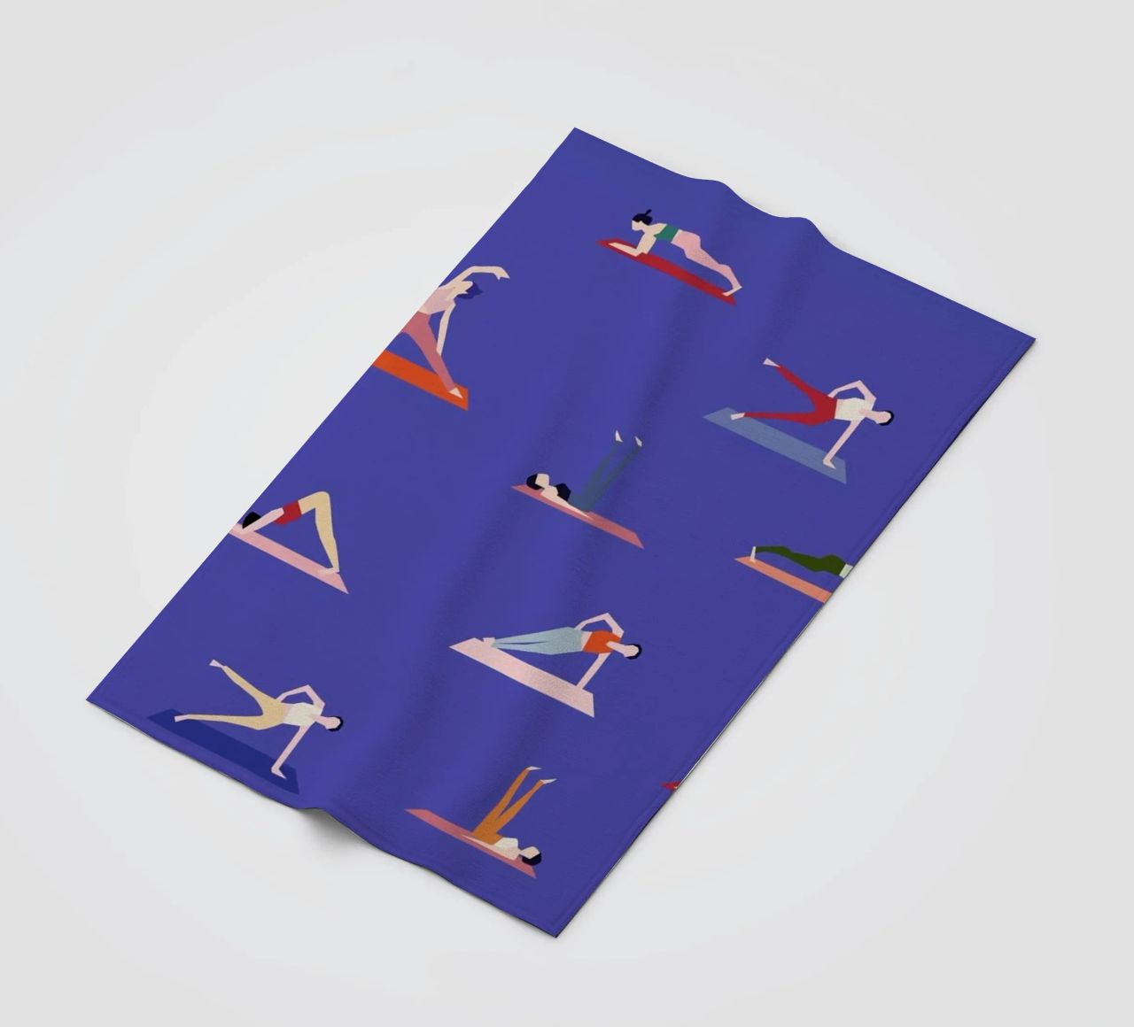 Yoga Girls Fleecedecke von Helena Ravenne