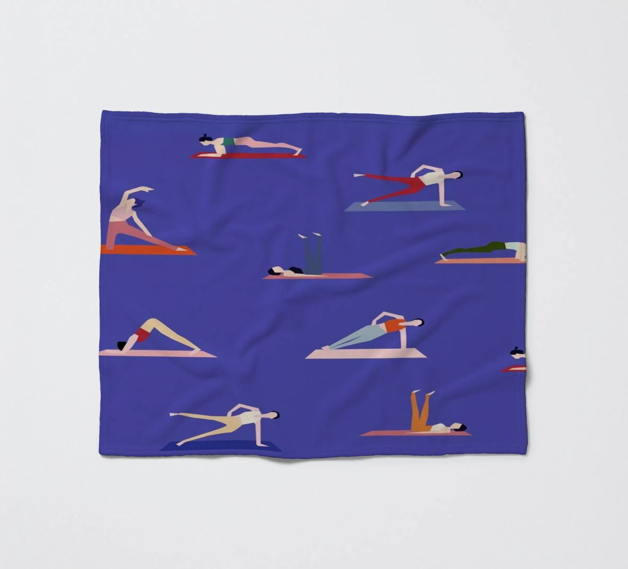 Yoga Girls Fleecedecke von Helena Ravenne
