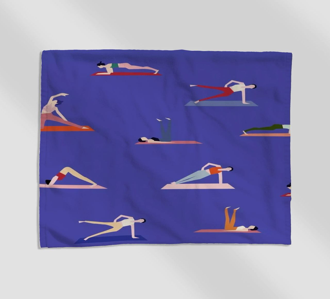 Yoga Girls Strandtuch von Helena Ravenne