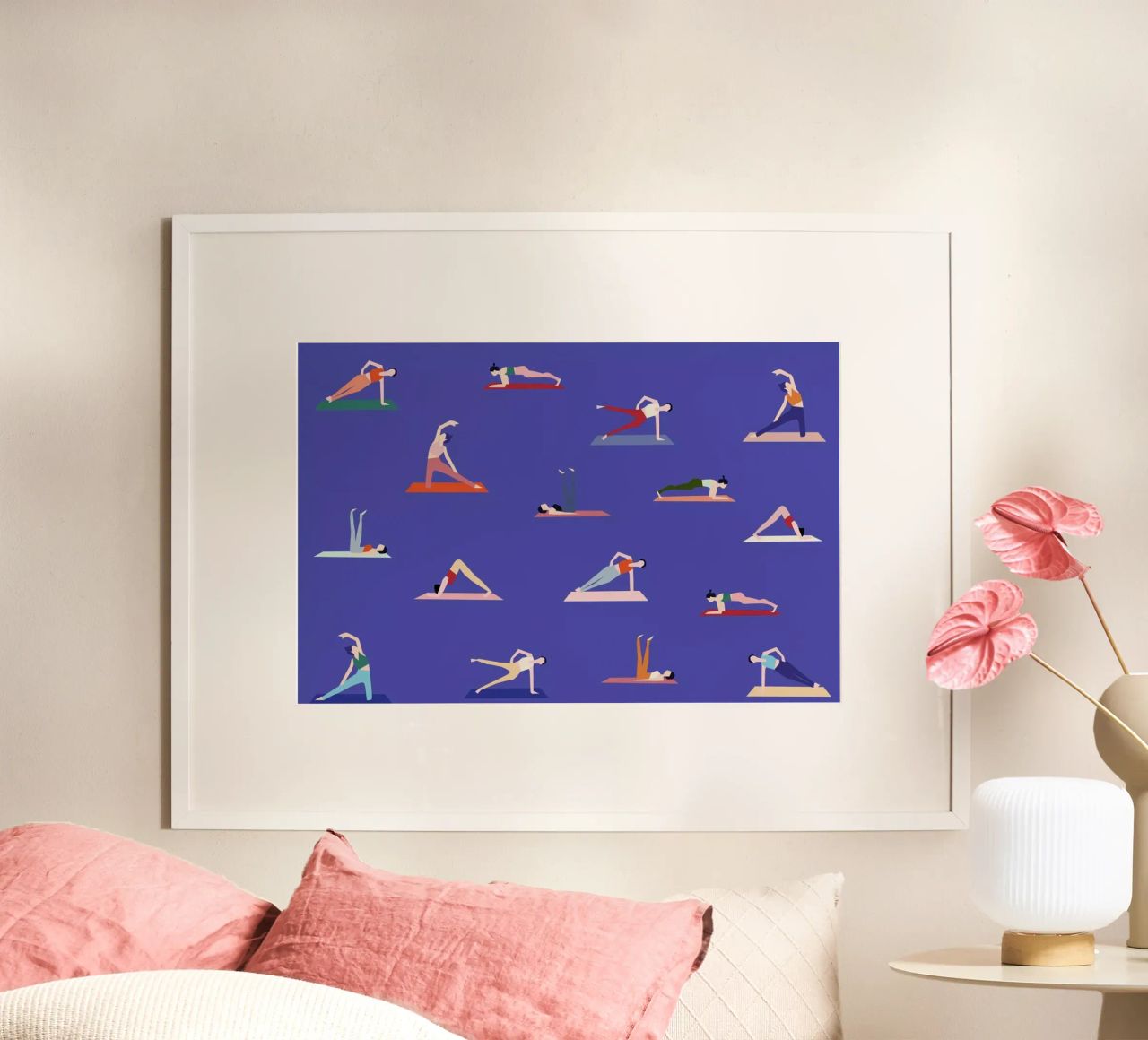 Yoga Girls Poster von Helena Ravenne