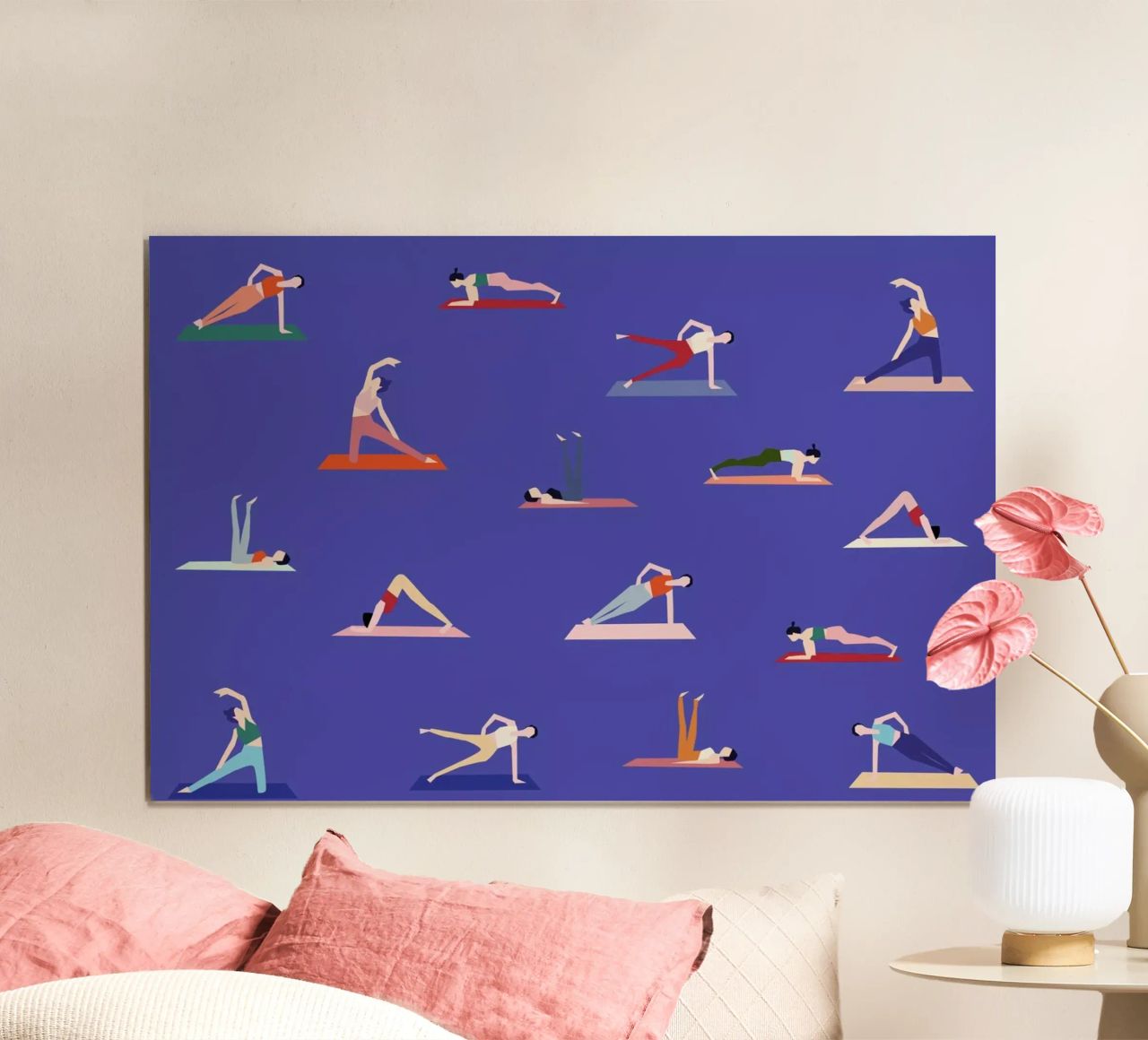 Yoga Girls Poster von Helena Ravenne